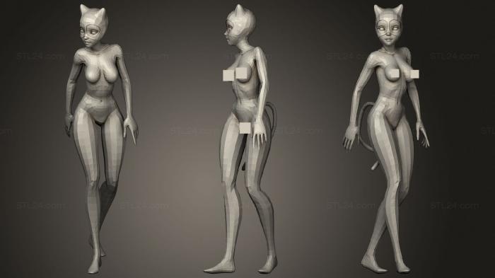 Figurines of girls (Gatu, STKGL_0898) 3D models for cnc